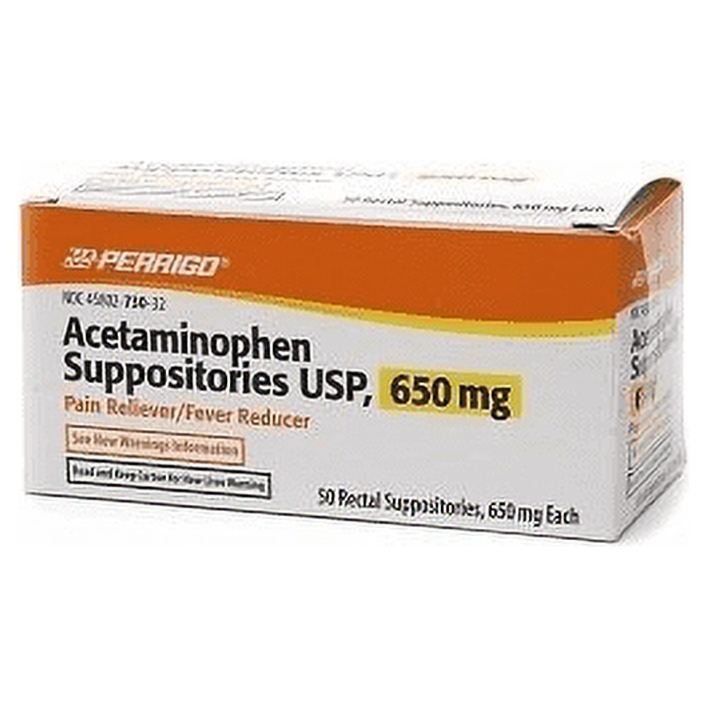 Acetam Supp 650mg Perr 50@