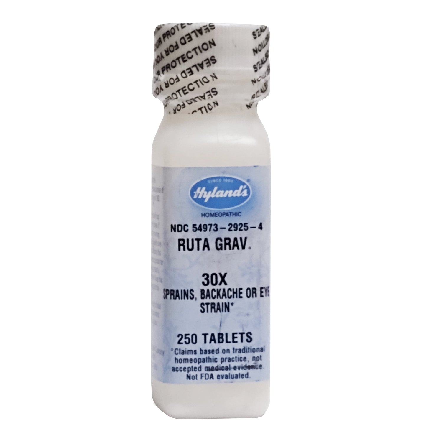 Hyland's Ruta Gravis 30x, 250 Tablets, 1 Bottle Each, By Hyland's
