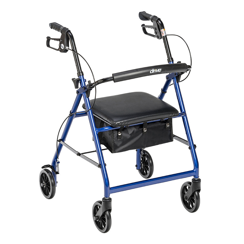 Drive Rollator4wh+Hdblur726bl
