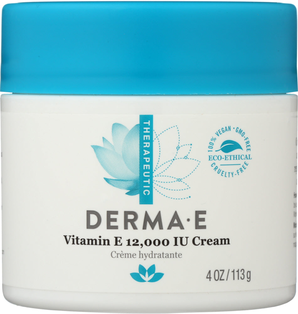 Derma E Deep Moisturizing Formula, Vitamin 12, 000 Iu Cream, 4 Oz