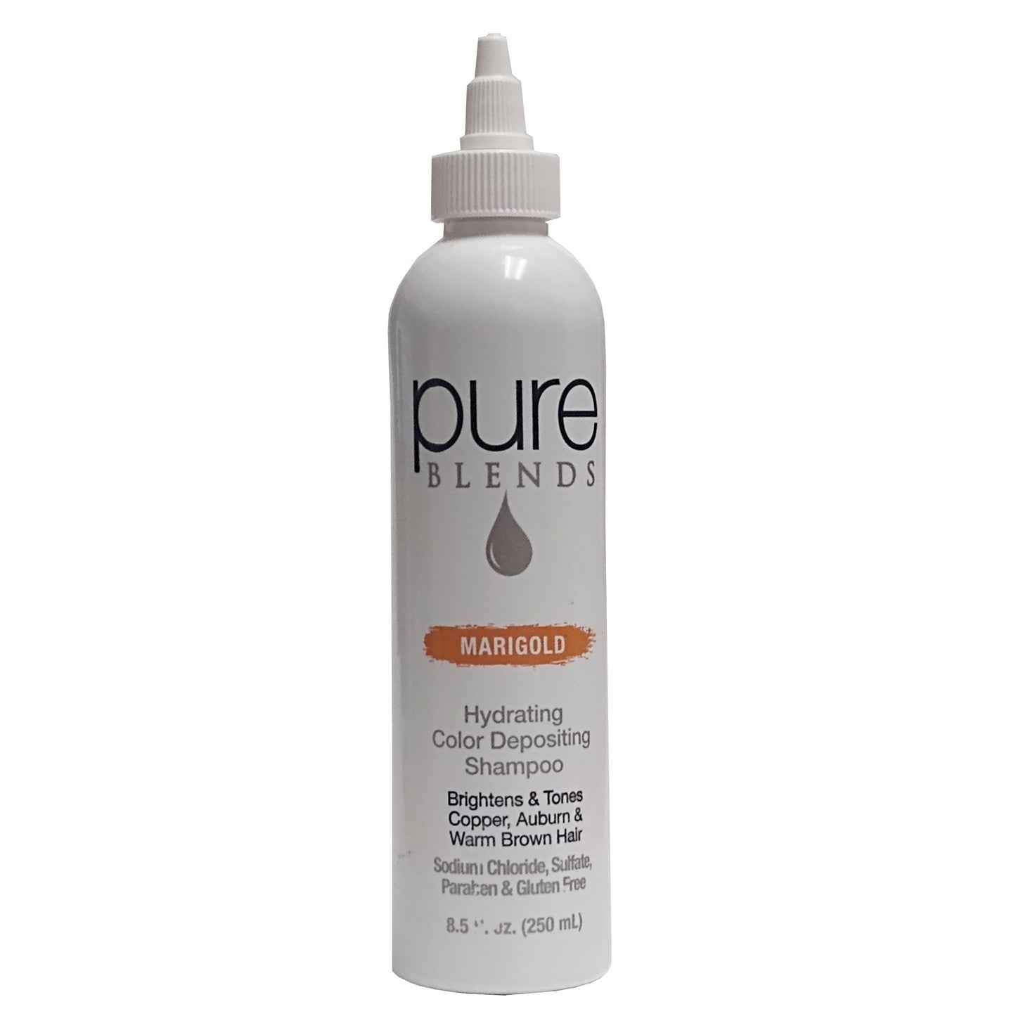 Pure Blends Hydrating Color Depositing Shampoo Marigold 8.5 oz., 1 Bottle Each, By American Culture Brands