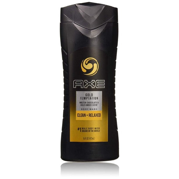 Axe Body Wash Gold Temptation 4 Piece 16 Oz.