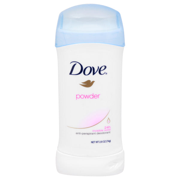 Dove Invisible Solid Antiperspirant Deodorant Stick Powder, 2.6 Oz