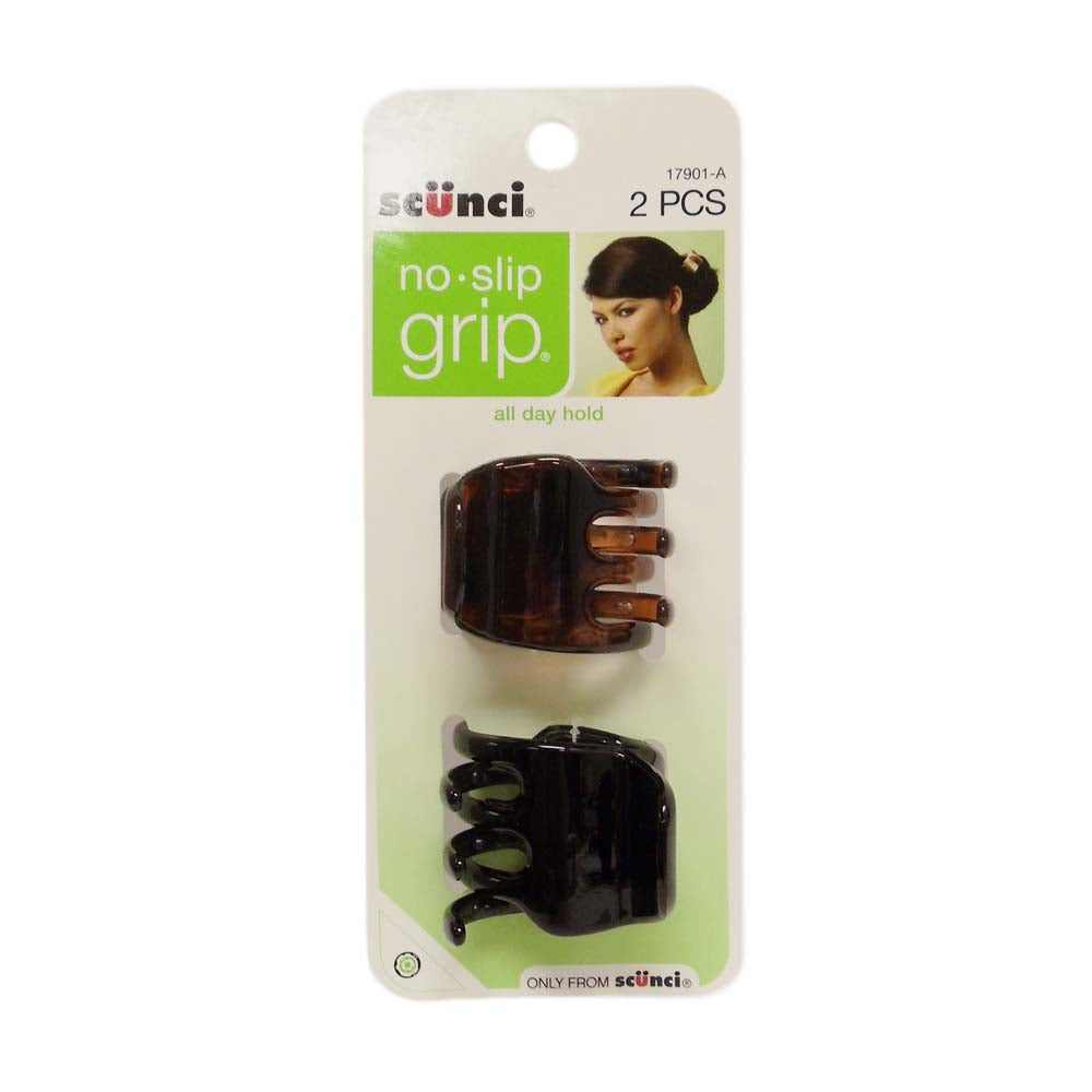 Scunci No-slip Grip Jaw Clips, 2 Count, 1 Pack Each, By Conair