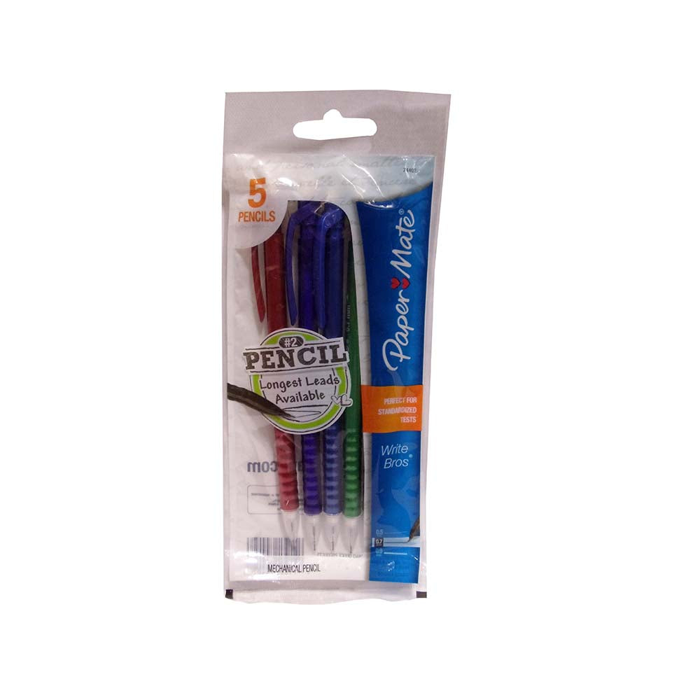 Papermate #2 Mechanical Pencil, 5 Count, 1 Pack Each, By Newell Office Brands