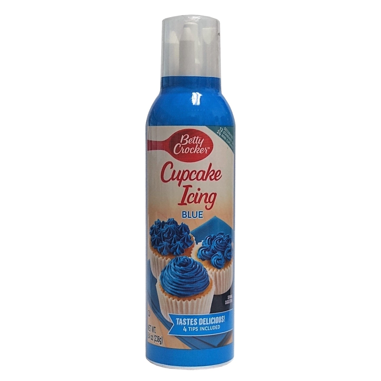 Betty Crocker, Decorating Cupcake Icing, Blue, 8.4 Oz., 1 Can Each, By Signature