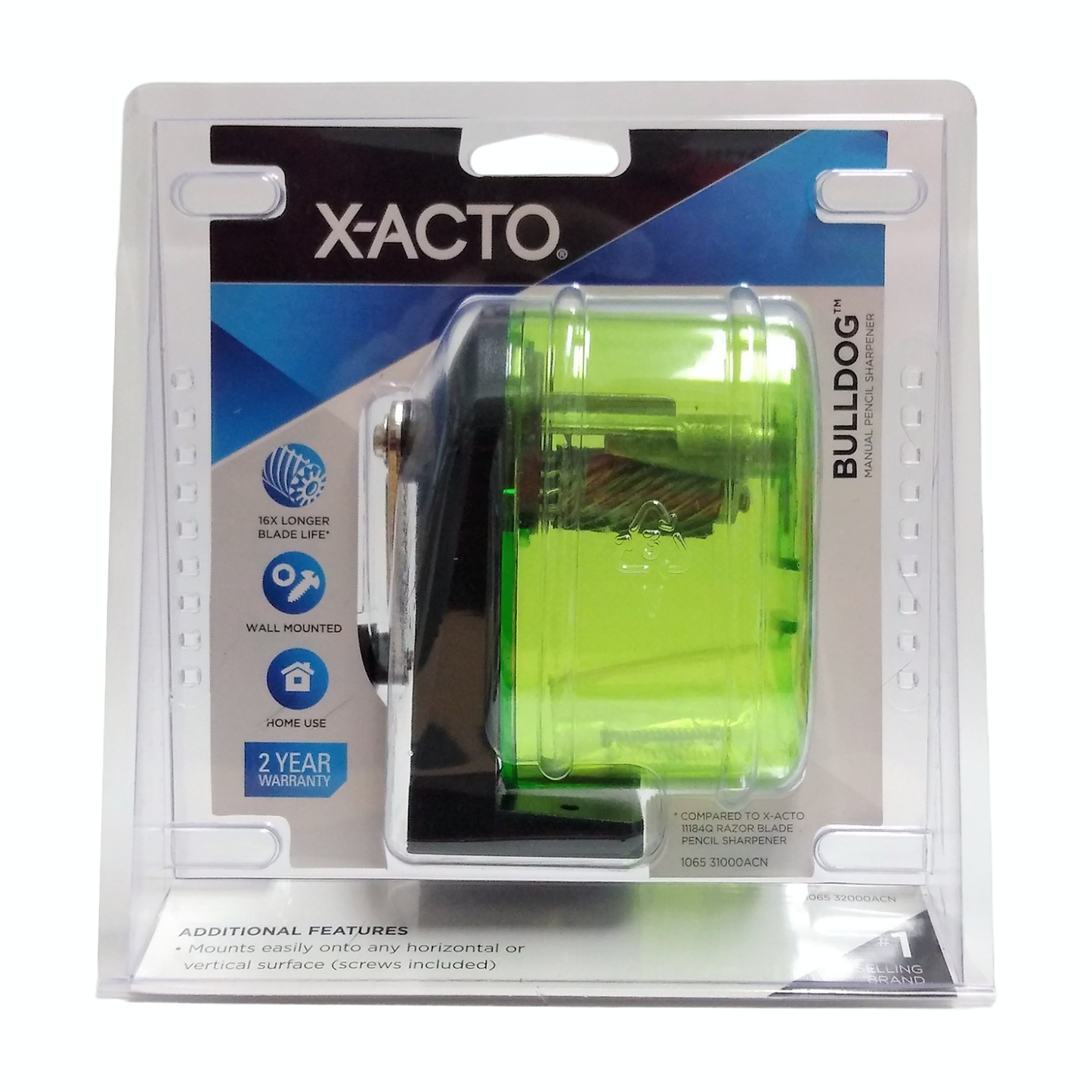 X-Acto Bulldog Pencil Sharpener, 1 Count, by Elmer's Products
