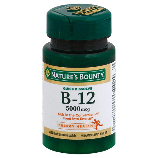 Us Nutrition B-12 5000 MCoverGirl Tablets (40ct)