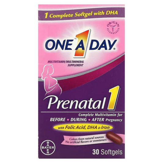 One-A-Day Prenatal1 Sftgl 30ct