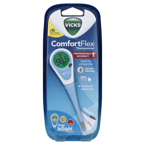 Vicks Thermometer Comfort Flexible Tip 966usv1