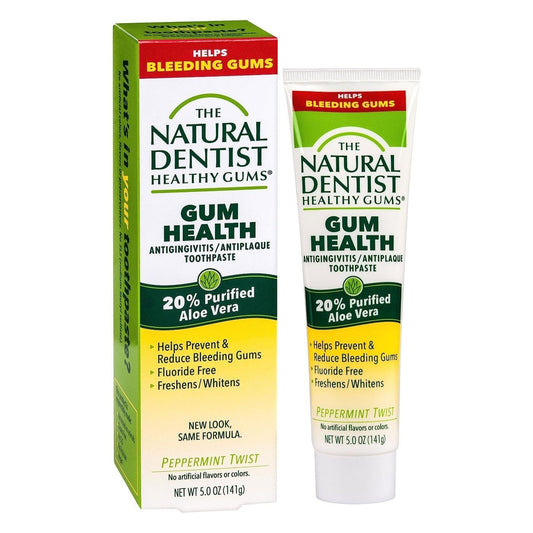 The Natural Dentist Fluoride Free Toothpaste Peppermint Twist