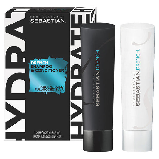 Sebastian Drench Moisturizing Shampoo & Conditioneritioner Duo 8.4oz