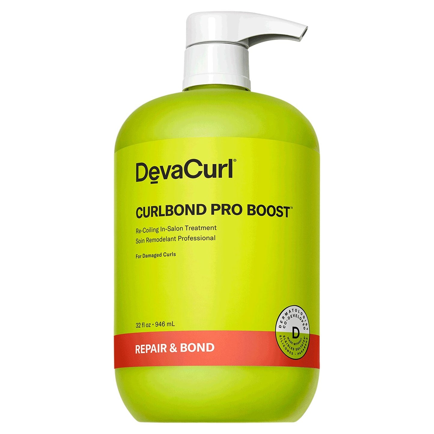Devacurl Curlbond Pro Boost Hair Re-Coiling Treatment 32 Oz