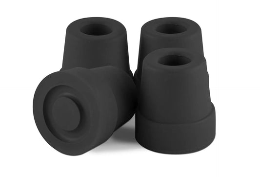 Essential Medical Supply T50012bl Quad Cane Tips Black 1/2 Inch