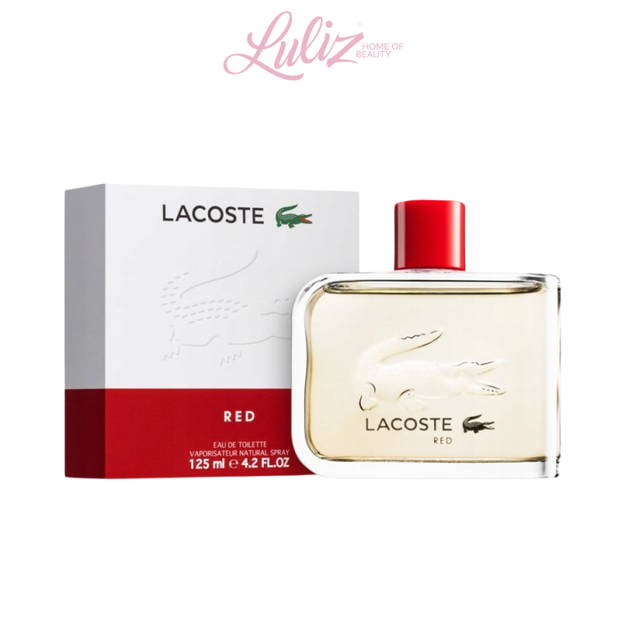 Lacoste Red For Men 4.2 Oz Eau De Toilette Spray