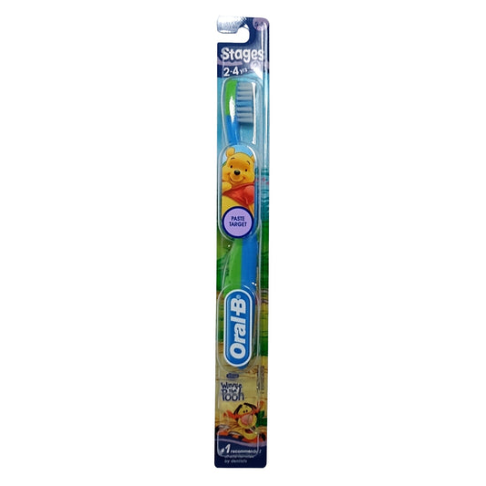 Oral-B Winnie The Pooh, Stages 2 Toothbrush S4 2-4 Yrs., Assorted Styles, 1 Each, By P&G