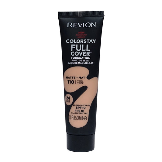Revlon Colorstay Full Cover Foundation Matte 110, 1.0 FL OZ, 1 Each, By Revlon