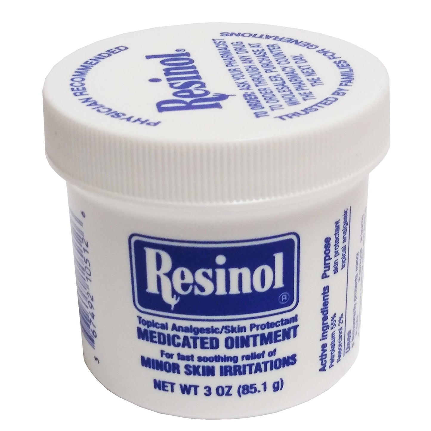 Resinol Medicated Ointment, 3 Oz., 1 Jar Each, By Emerson Healthcare