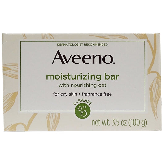 Aveeno Moisturizing Facial Cleanse Bar, 3.5 Oz.,1 Bar Each, By Johnson & Johnson