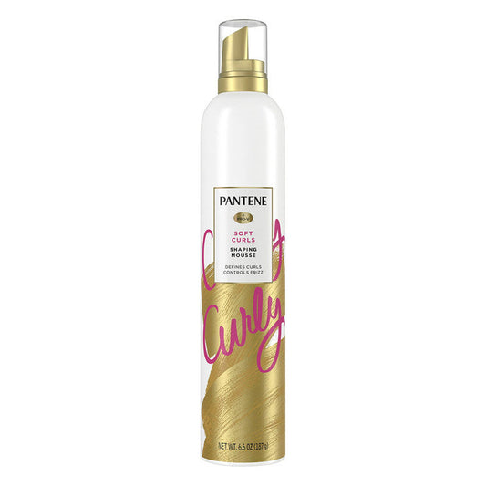 Pantene Pro-V Curl Mousse To Tame Frizz For Soft, Touchable Curls, 6.6 Oz