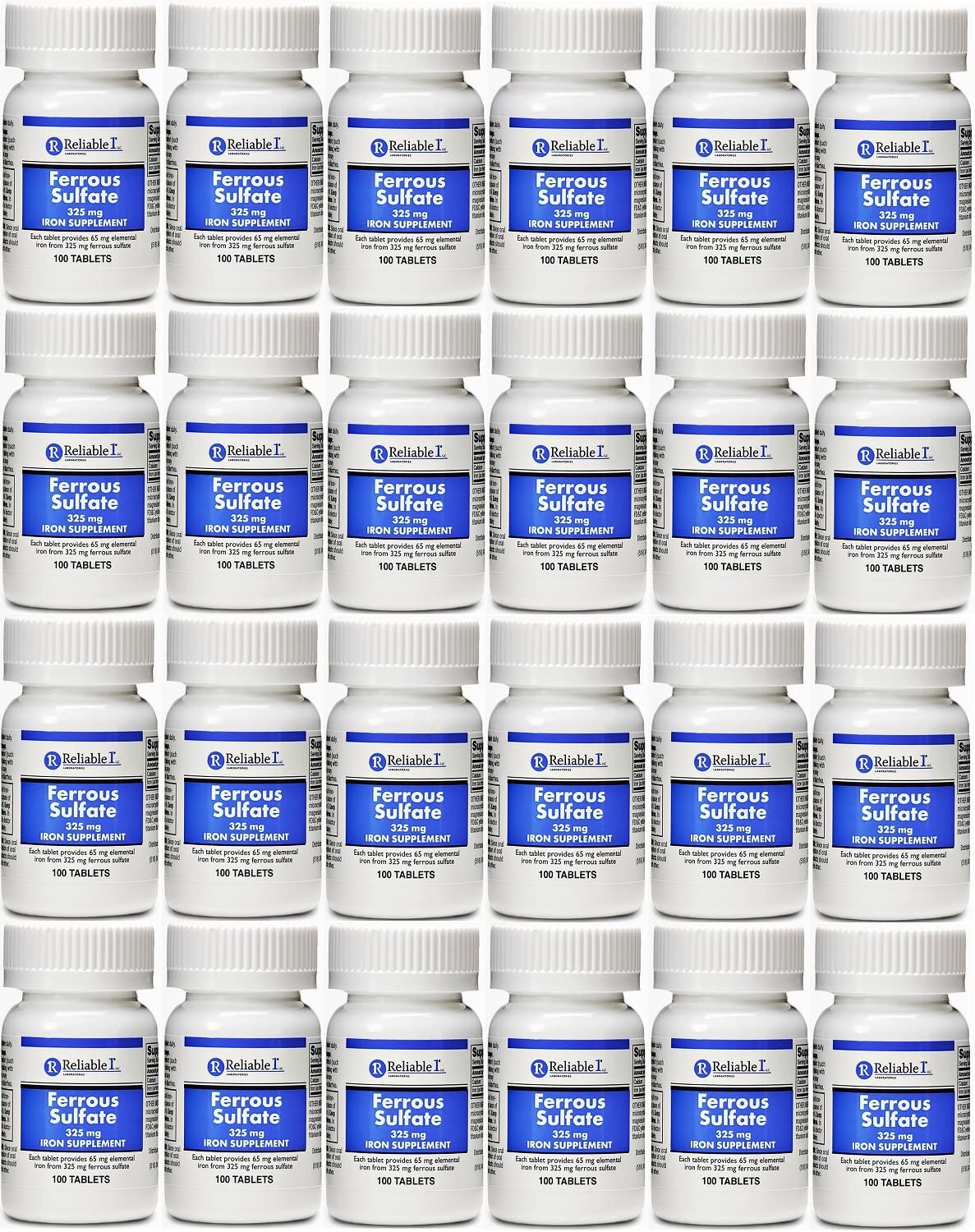 Ferrous Sulfate Tablets 325mg 100ct