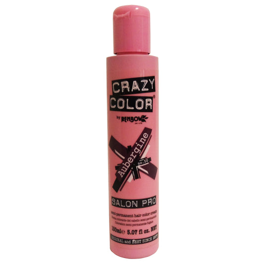 Crazy Color Salon Pro, Aubergine No. 50, 5.07 fl. oz., 1 Bottle Each, By Renbow Haircare Ltd.