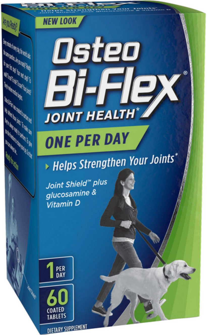 Osteo Bi-Flex Glucosamine HCI & Vitamin D3 Dietary Supplement Coated Caplets, 60