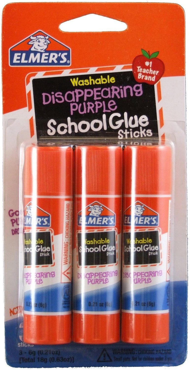 Elmer's - Schgs 6g (.21oz) 3ct 48pk/96
