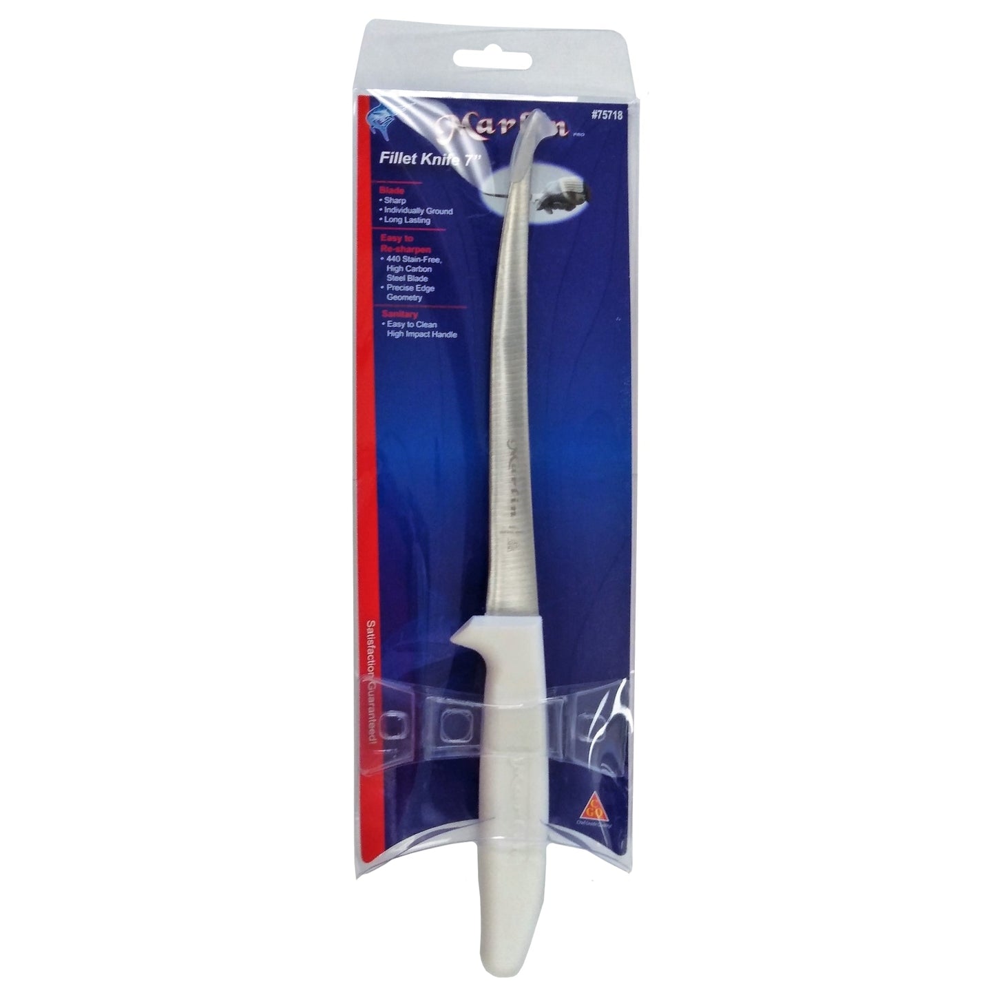 Marlin Pro Fillet Knife 7" #75718, 1 Each, By Marlin Works Inc