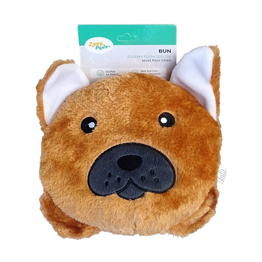 Zippy Paws French Bulldog Squeaky Plush Dog Toy, 1 Each, By Zippy Paws