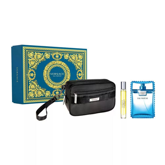 Versace Eau Fraiche 2 Pc Travel Gift Set (M) Edt