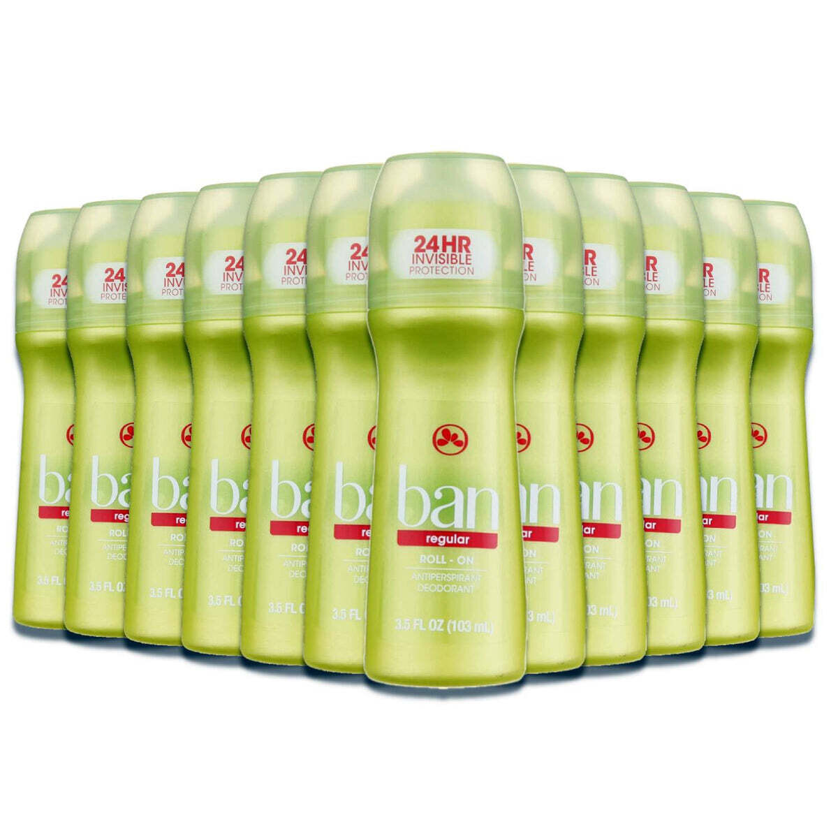 Ban Women's Roll-On Antiperspirant & Deodorant, Regular, 3.5 O