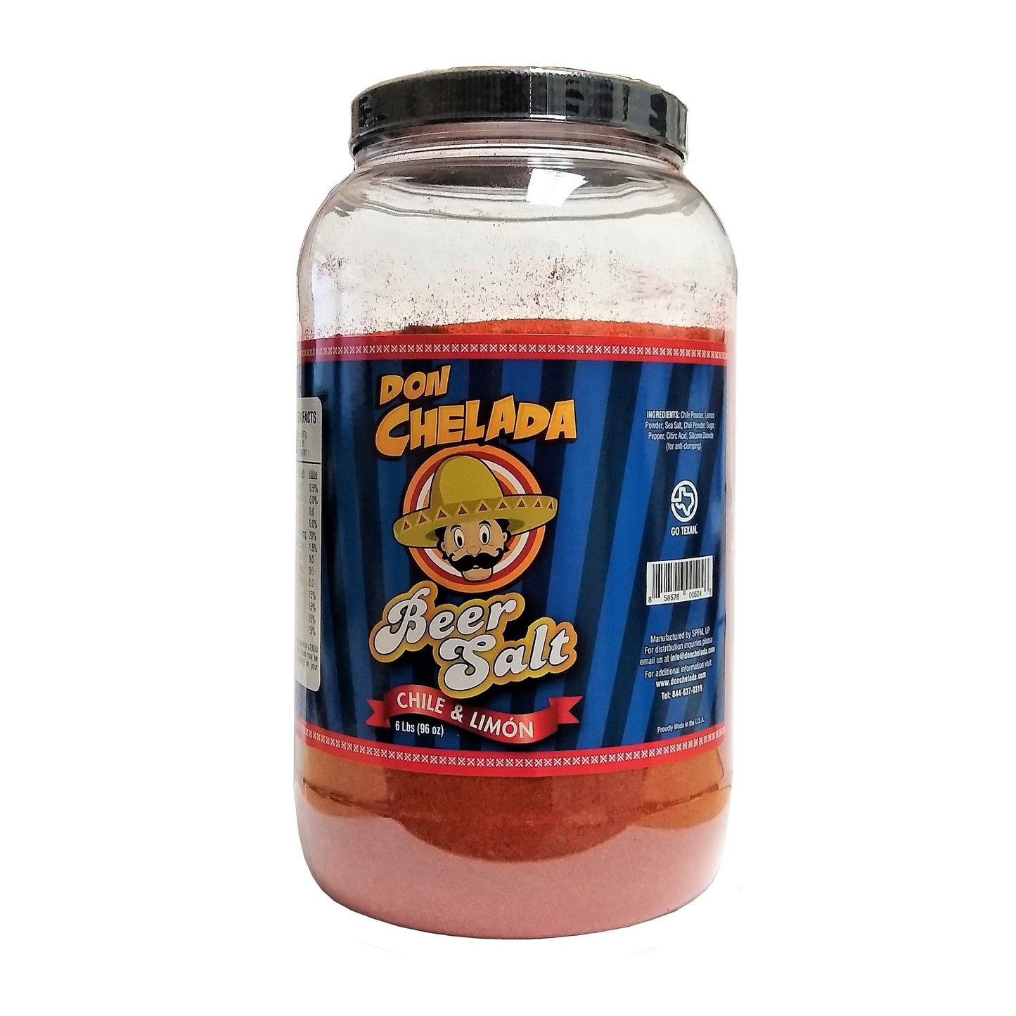 Don Chelada Beer Salt, Chili & Limon, 6 lbs., 1 Each, By Don Chelada