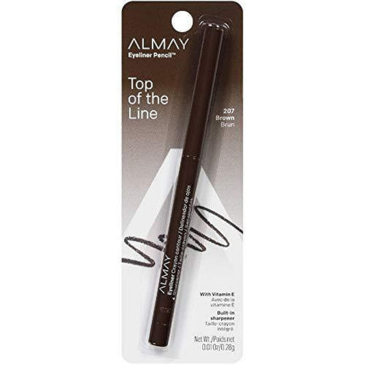 Almay Crayon Contour Water Resistant Eyeliner Pencil 207 Brown 0.01 Oz