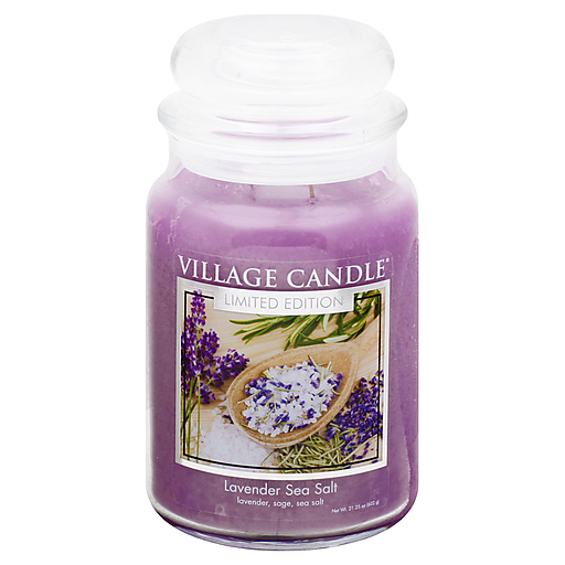 Lavender Sea Salt - Large Glass Dome