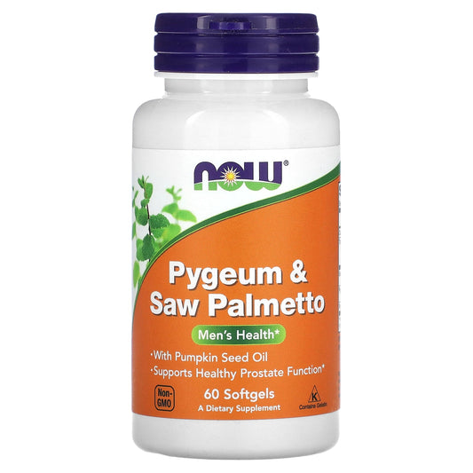 Pygeum & Saw Palm Ext 25/80mg 60 Sgels