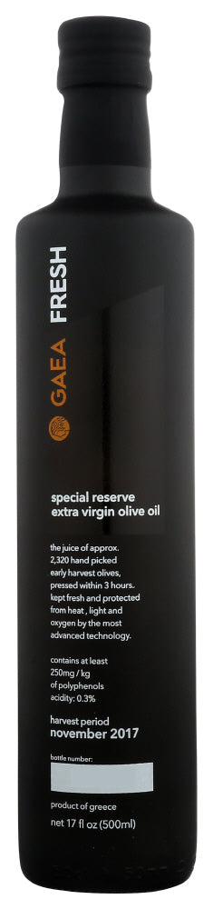 Gaea Fresh Extra Virgin Olive Oil 17 Oz