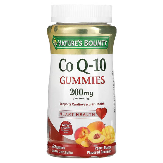 Natures Bounty Co Q10 Gummies Peach Mango 60 Each by Natures Bounty