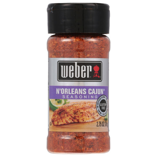 Weber N'orleans Cajun Seasonings W/Sea Salt 2.75 Oz.